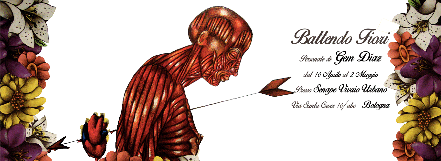10.04.2015 BATTENDO FIORI - Personale di Gem Diaz