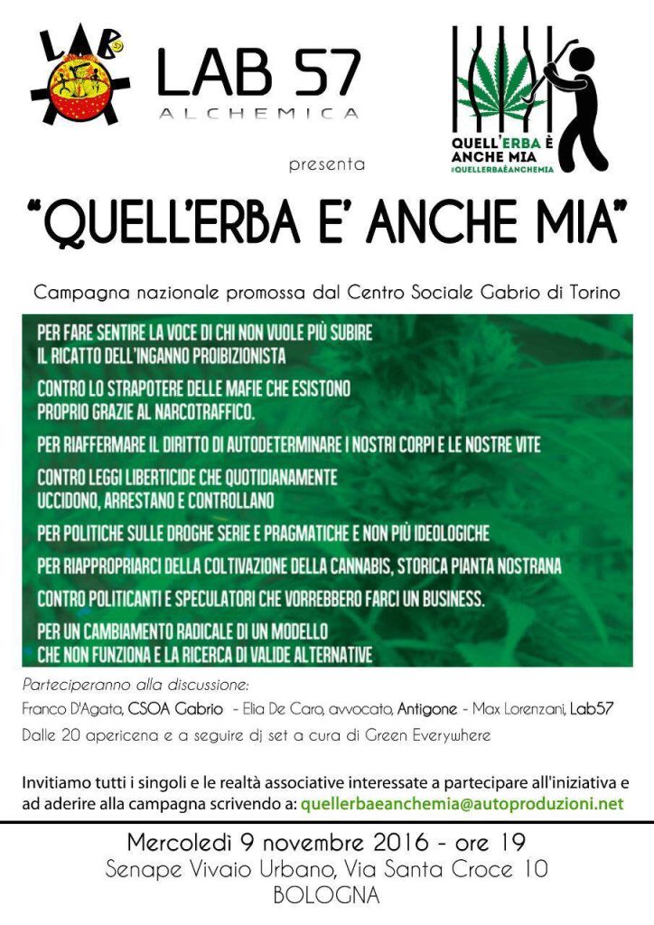 09.11.2016 Quell'erba è anche mia