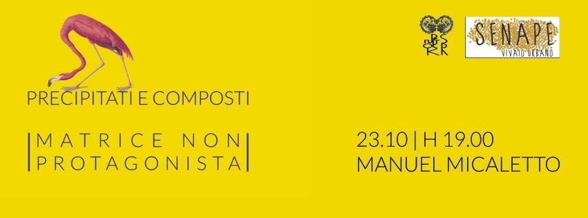 23.10.2015 Precipitati e Composti #1 ::: Matrice Non Protagonista