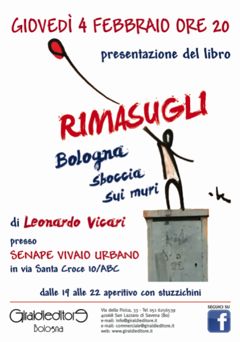 04.02.2016 Rimasugli - Bologna sboccia sui muri