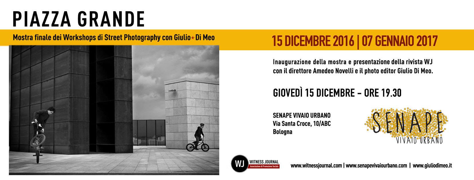 15.12.2016 WJ incontra Novelli - Inaugurazione mostra Piazza Grande 2016